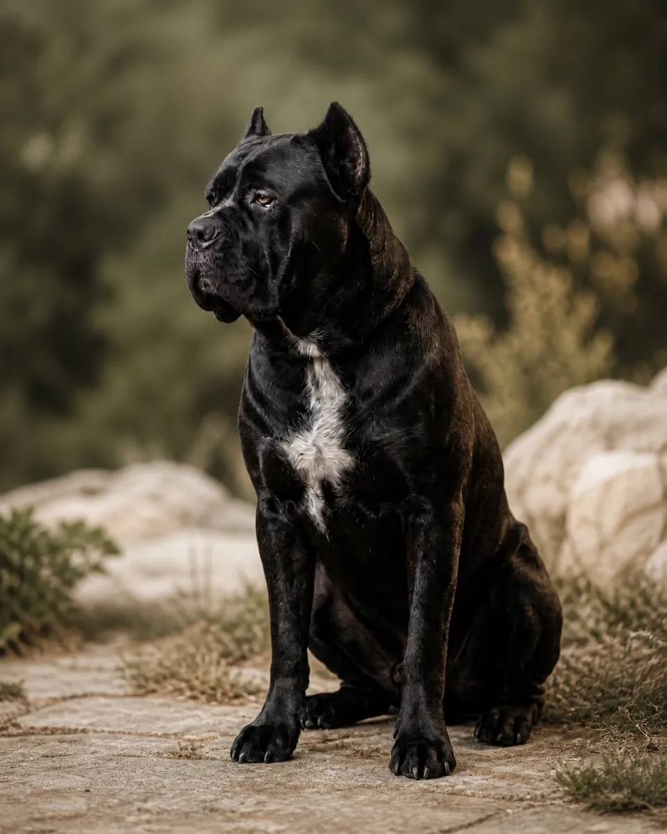 Dallas, male Cane Corso at Cowtown, view 1