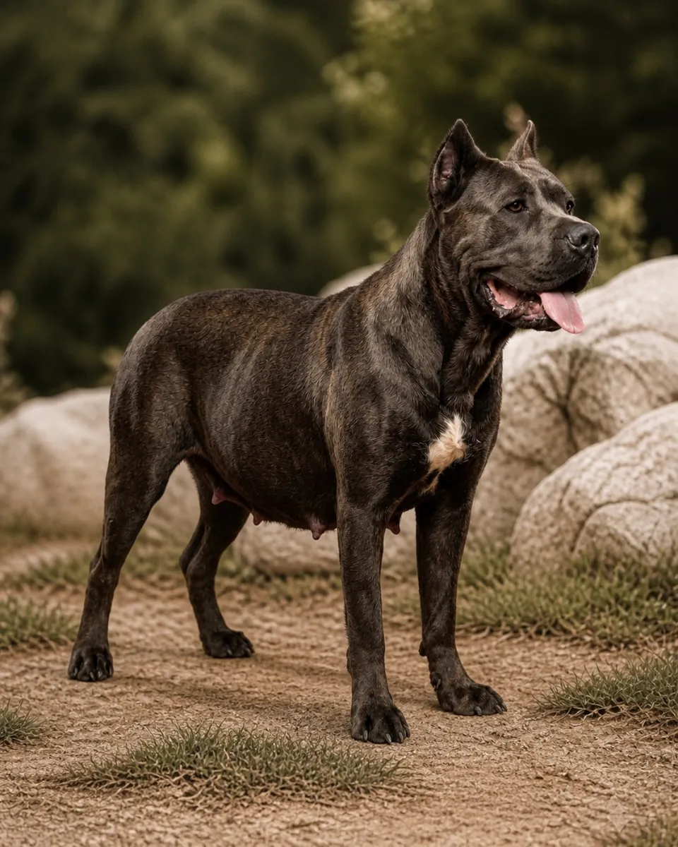 Frea, female Cane Corso at Cowtown, view 2