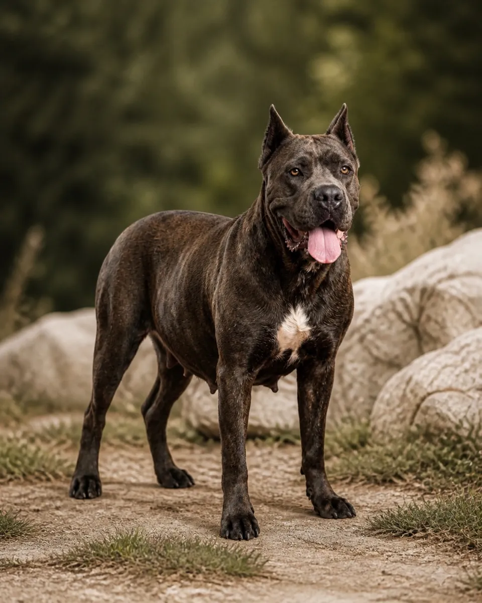 Frea, female Cane Corso at Cowtown, view 1