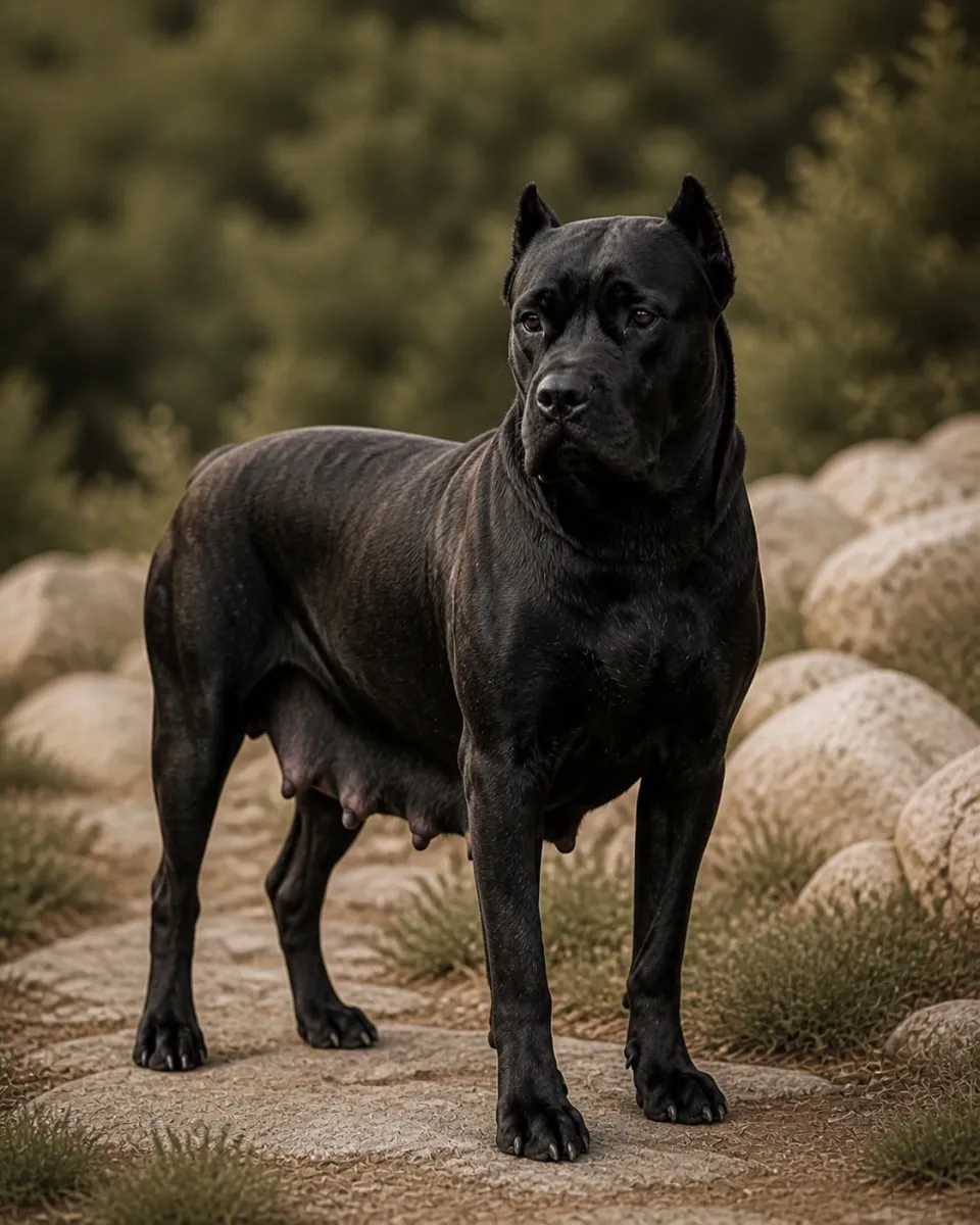 Harlo, female Cane Corso at Cowtown, view 2