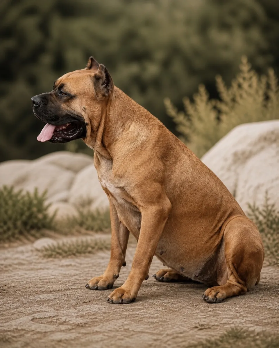 Narla, female Cane Corso at Cowtown, view 2