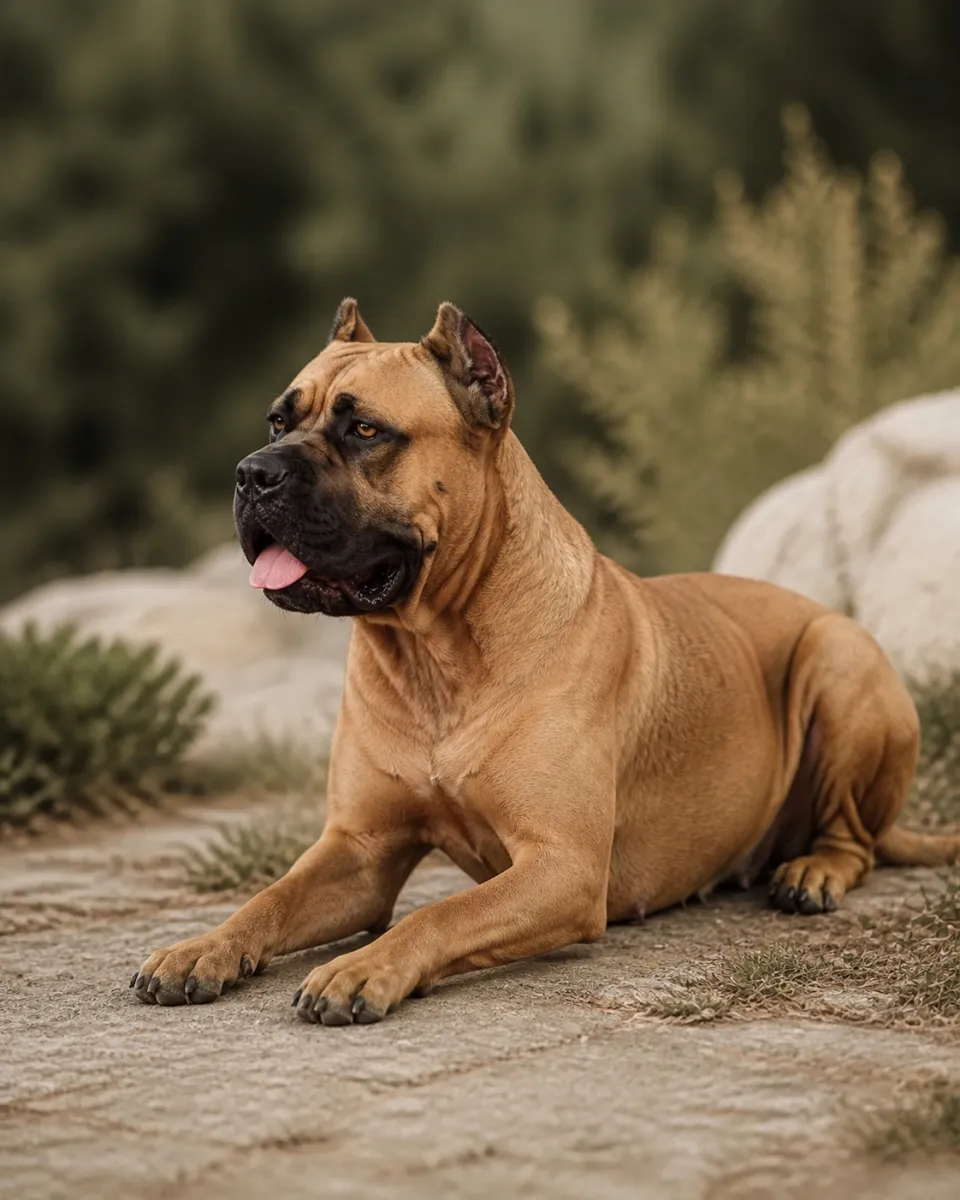 Narla, female Cane Corso at Cowtown, view 1