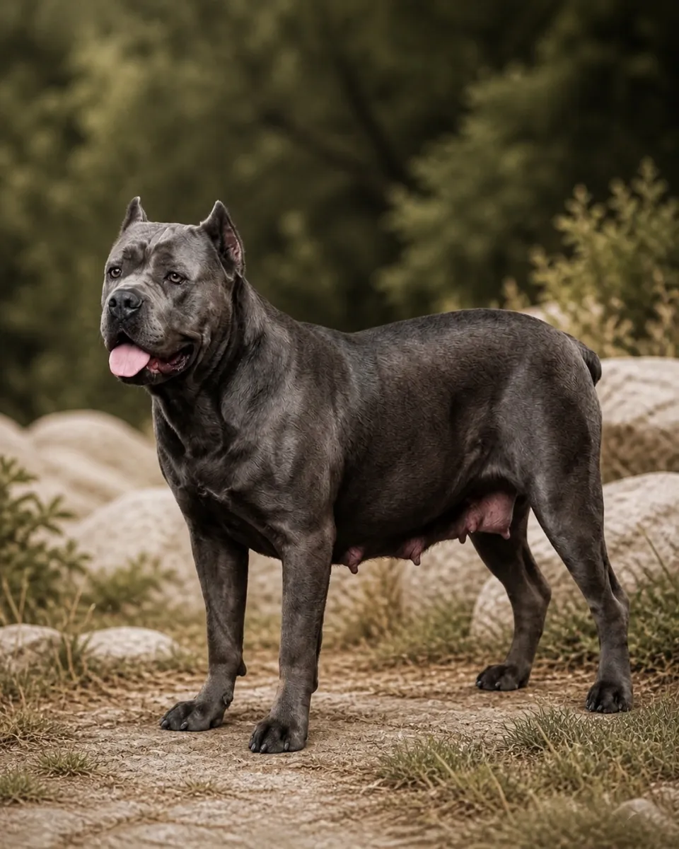 Shasha, female Cane Corso at Cowtown, view 1