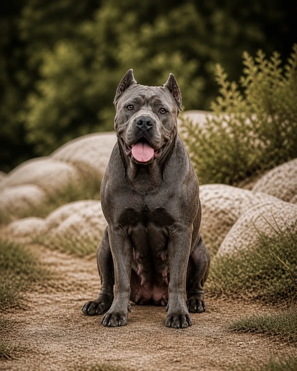 Shasha, female Cane Corso at Cowtown, view 2